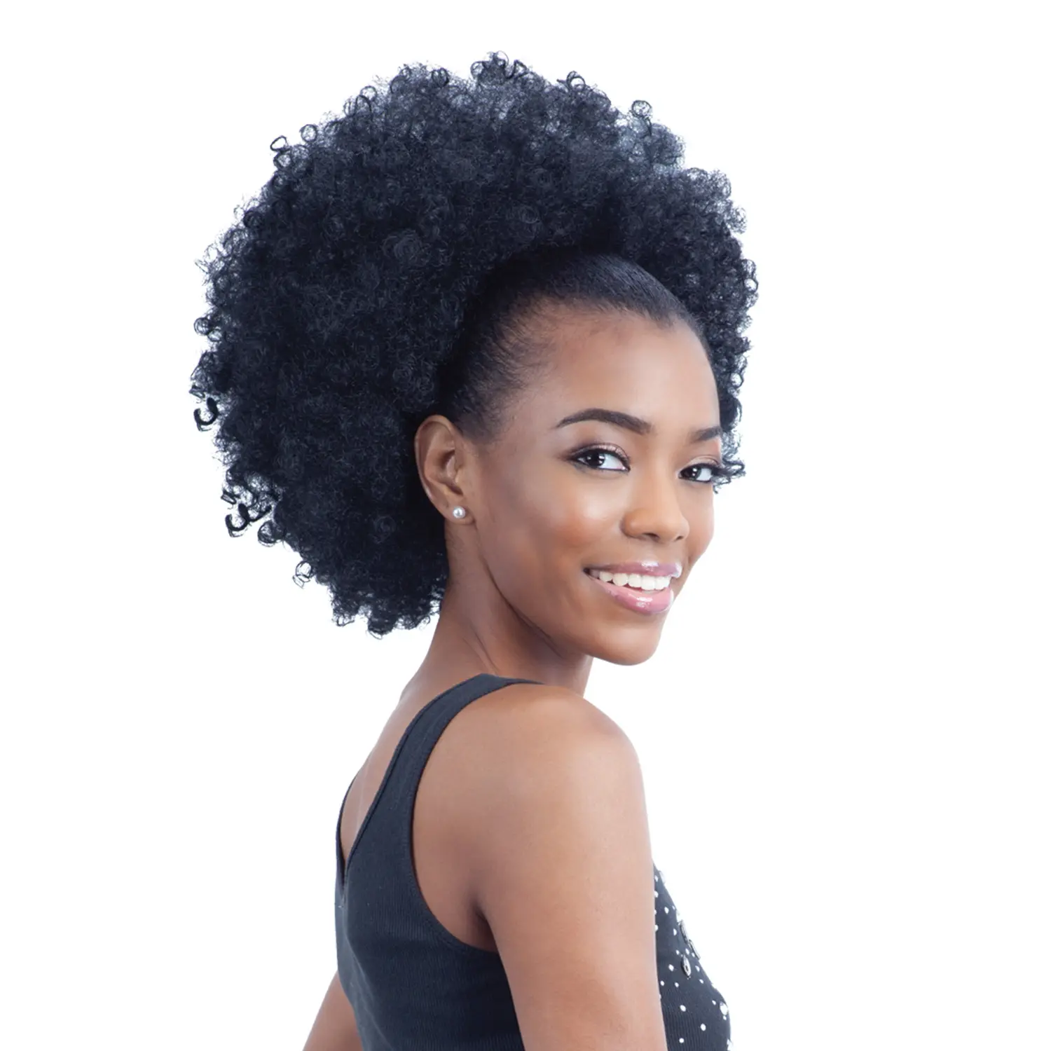 FreeTress Equal Synthetic Hair Drawstring Ponytail Natural Fro, Artificial Hair Extension, Natural Fake Ponytail, Hair Extensions Ponytail