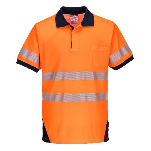 Portwest PW3 Hi-Vis Polo Shirt S/S Breathable 2 Tone Reflective Work Safety T182 Portwest PW3 Hi-Vis Polo Shirt S/S Breathable 2 Tone Reflective Work Safety T182