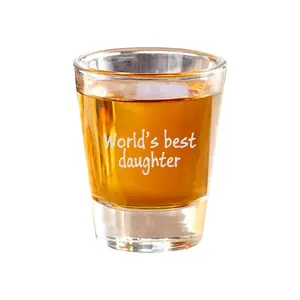 2oz Worlds Best Daughter Shot Glass
