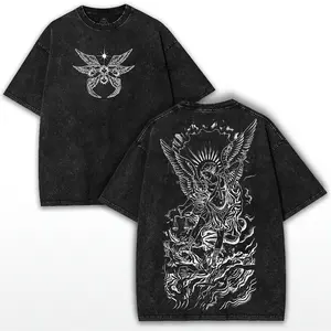 valentine shirts Archangel Holy Flame Oversized T-Shirt: Vintage Washed Heavy Cotton