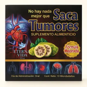 Eterna Vida Shop Saca Tumores Antioxidants Suplemento Alimenticio Fórmula Mejorada Oral 10 Microbotellas