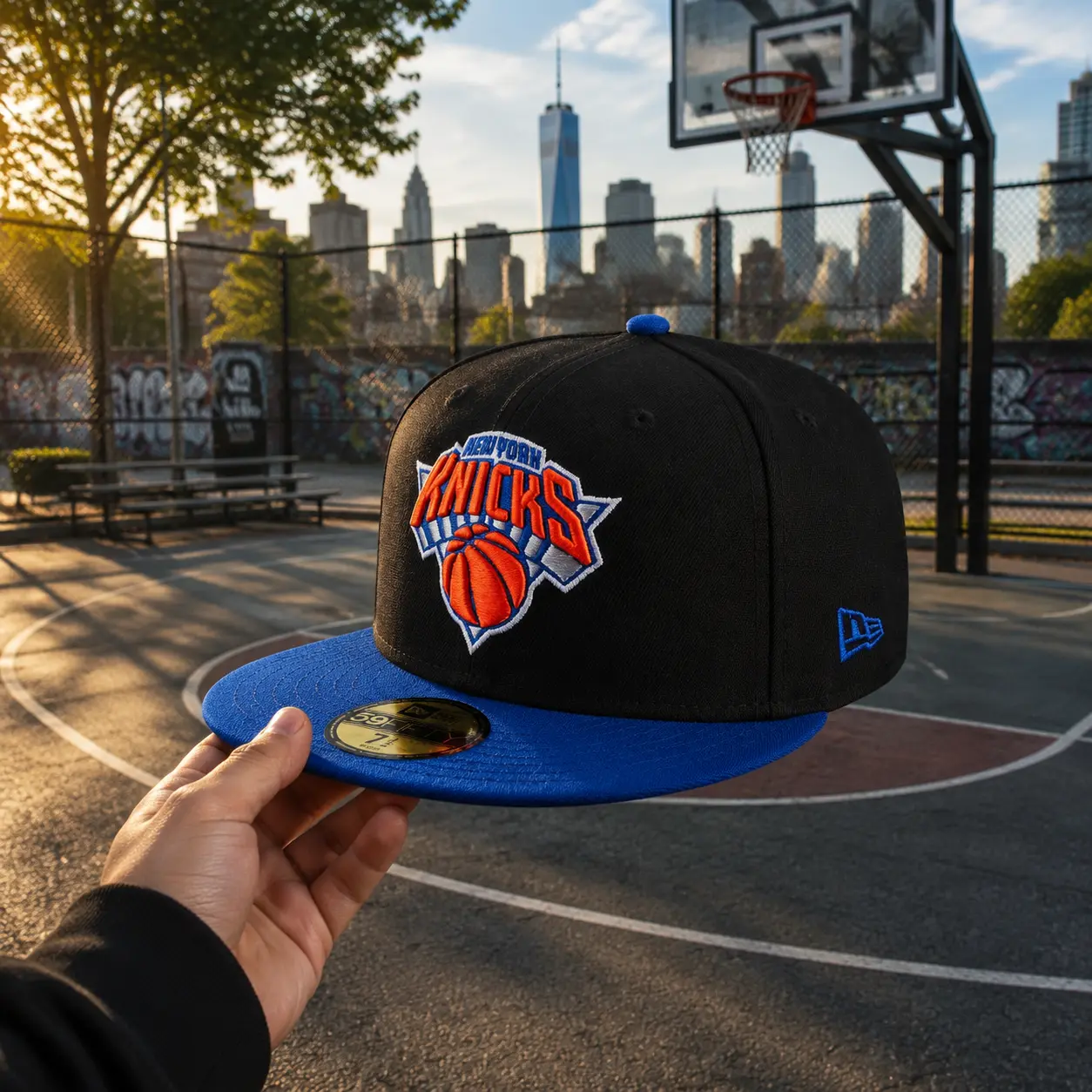 New York Knicks 2T NBA TEAM-BASIC Snapback Hat by New Era Unisex Streetwear Hats Collector Style Headwear for Baseball and Urban Fashion Lovers