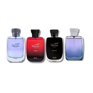 Rasasi Hawas Set Hawas, Fire, Ice & Hawas Blask Eau De Parfum 3.38FL.Oz