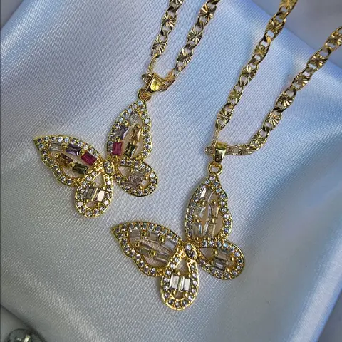 butterfly pendant necklace