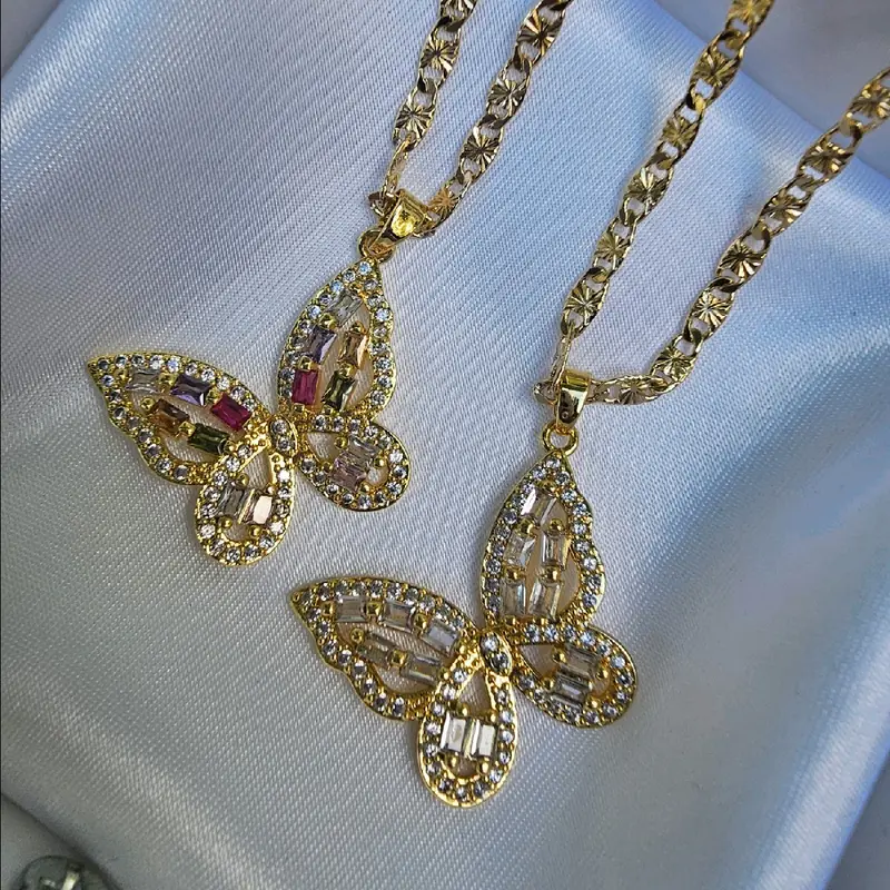 butterfly pendant necklace