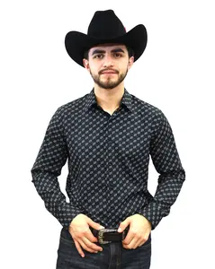 VS201L - FPMS - 839-11 - Black - Vaquero Signature Fashion Printed Shirts