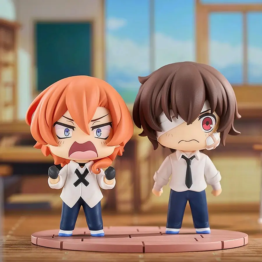 7cm Bungou Stray Dogs Anime Figure Kawaii Dazai Osamu Action Figure Cute Nakahara Chuuya Figurine PVC Collection Model