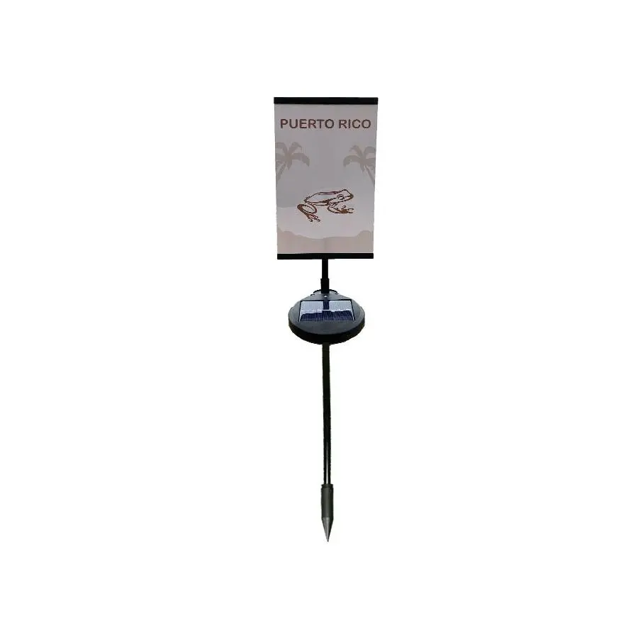 Puerto Rico -  Tan "El Pito de Coqui" Echo Essence Flag Garden Novelty Outdoor Banners Colorful
