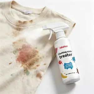 Jakehoe Clothes Stain Remover Spray, Gentle Cleaning for Oil Stains, Fresh Scent, Softening Effect, 2 Boxes, Clothing Care Essentials