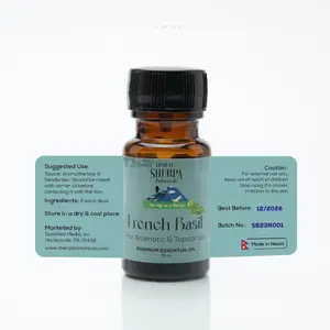 French Basil Essential Oil Aromatherapy