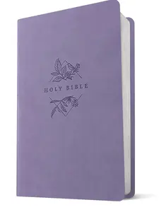 NLT Large Print Premium Value Thinline Bible, Filament Enabled (LeatherLike, Lavender Song) Imitation Leather – Large Print, July 9, 2024