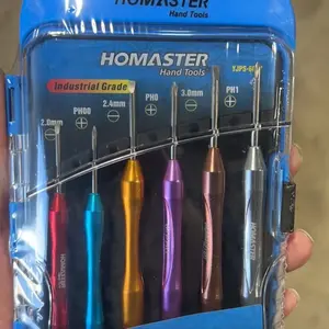 6pc Magnetic Mini Flathead and Phillips Micro Precision Head Small Screwdriver