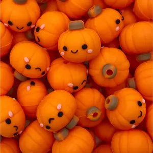 Cutest Pumpkin in the Patch 3D Silicone Focal Beads | Fall Craft for Beaded Pens etc