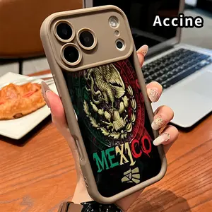 Phone Case for iPhone 17 Pro Max 16 Plus 15 14 13 12 11 Air E Cool Eagle Logo Pocket-Friendly Shockproof Silicone Protective Softcase