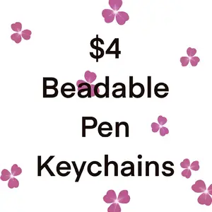 $4 Beadable Keychain Mini Pens