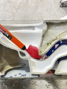 Latest Manual High-Pressure Gas Toilet Unclogging Tool - Also Suitable for Kitchen Drains, Toilets, Bathrooms, and Blocked Pipes