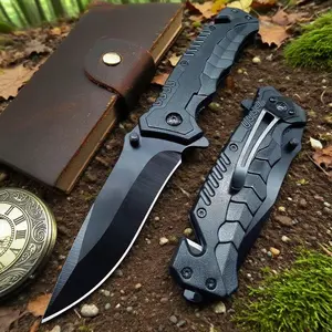 Pocket Folding Knife, Stainless Steel, Men's Gift, Reliable EDC Pocket Knife for Camping, Hiking, Hunting & Survival Gear for Men and Women