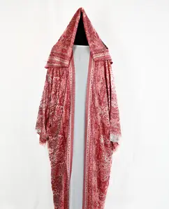 Kashmiri Pashmina Abaya - (Without Stone)