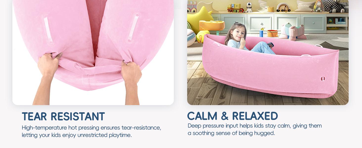 (Summer Turn-Up)OUTREE Sensory Chair for Kids,60" Includes Electric Air Pump,Inflatable Sensory pod for Children,Sensory Toys for Kids with Autism, Summer Turn Up & Father's Day Deal (Summer Turn-Up)OUTREE Sensory Chair for Kids,60" Includes Electric Air Pump,Inflatable Sensory pod for Children,Sensory Toys for Kids with Autism, Summer Turn Up & Father's Day Deal