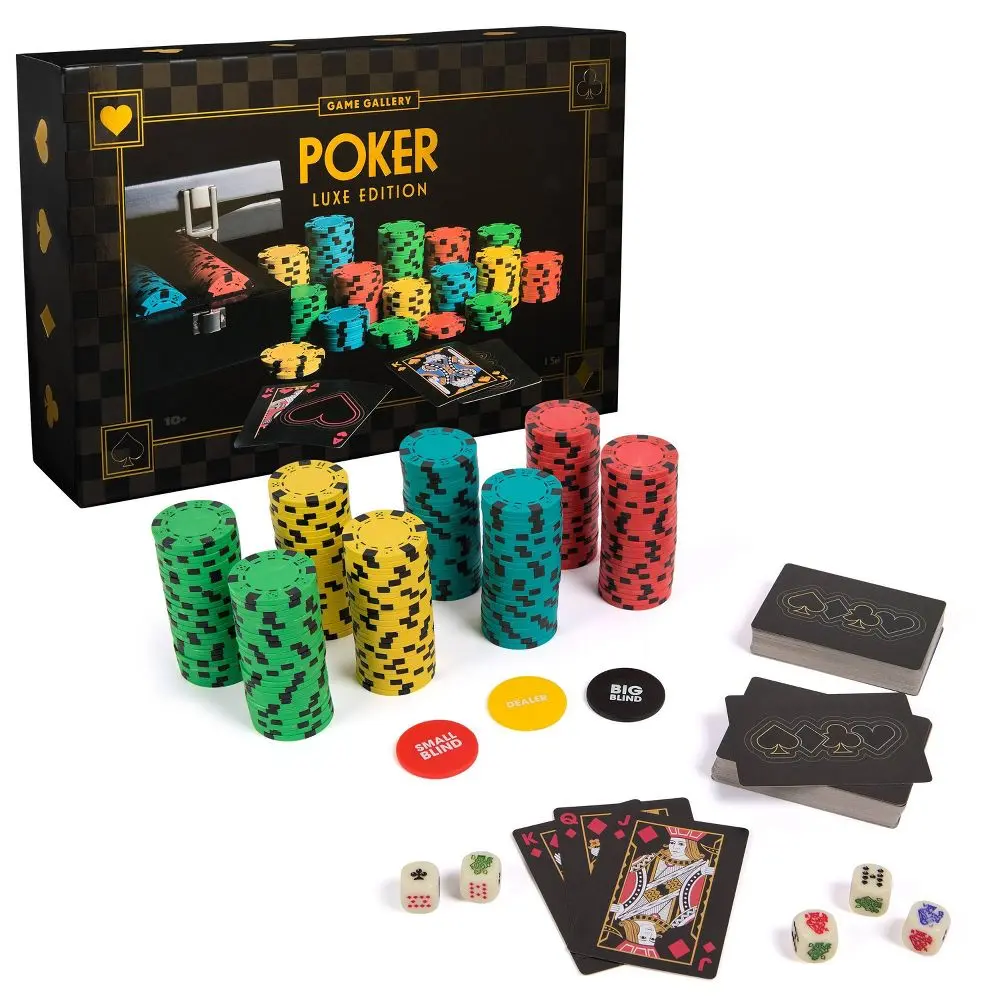 Spin Master 200-Piece Poker Game Set Luxe Edition Ages 10+