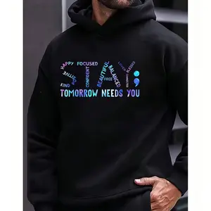 Suicide Prevention Awareness T-Shirt Hoodie Stay Hope Strong Brave Multicolor Made In USA For Women For Men [SaffronSequin 180G/230G 100% cotton short-sleeve/hoodie, soft and comfortable] Womenswear