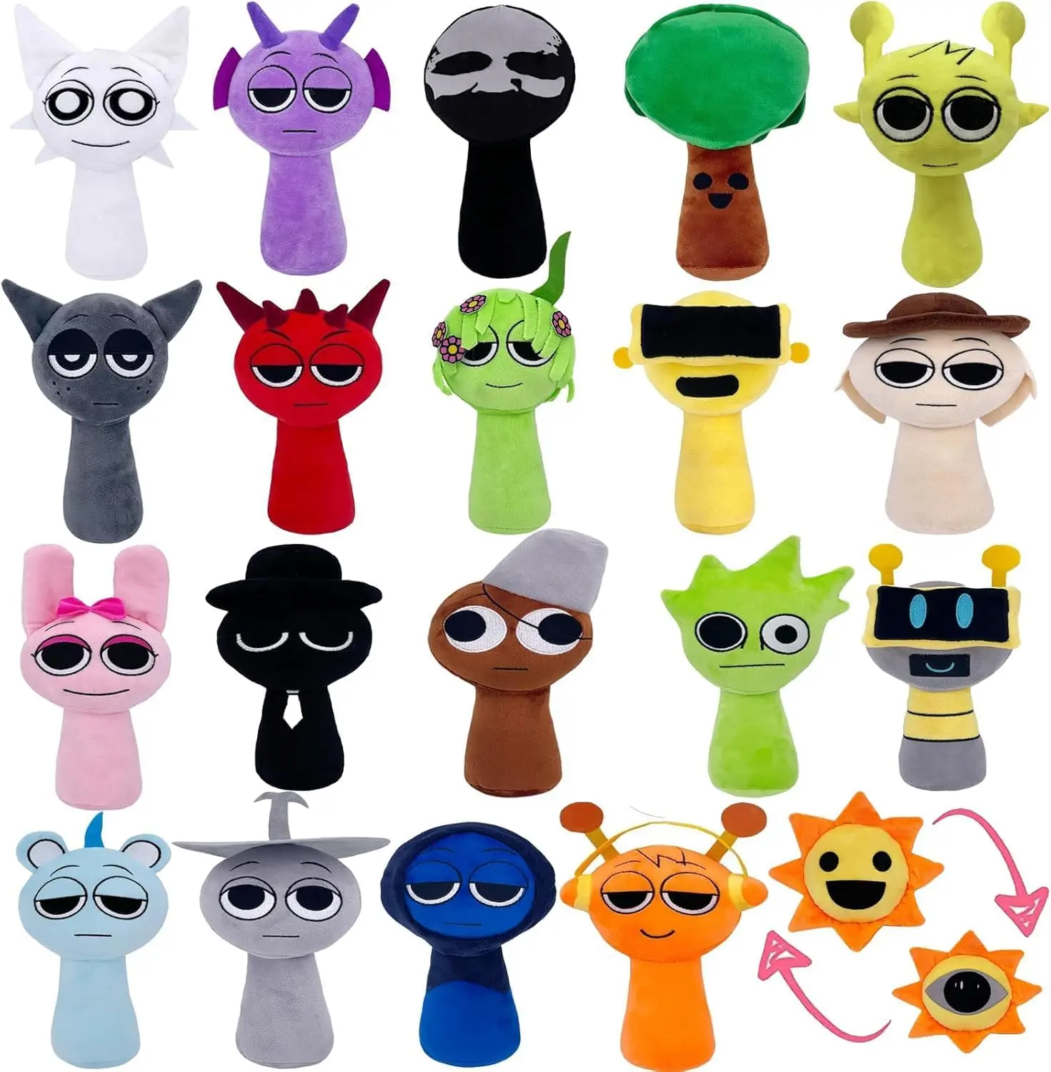 Sprunki Plush, 8Inch Sprunki Plush, 8Inch