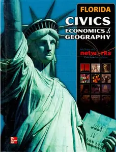 USED-CIVICS Economics & Geography (Florida) by Richard C Remy PhD (Hardcover)