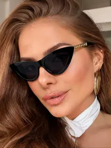 Trendy Cat Eye Sunglasses for Women, Perfect Fashion Accessory for Outdoor Activities and Parties, Daily Commute Travel Essentials, Modern Trendy Sunglasses
