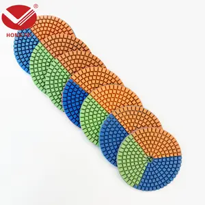 4-inch abrasive discs, diamond abrasive discs, stone polishing discs, three-color wet/dry abrasive discs, diamond abrasives for marble, granite, tiles, and other stone materials, polishing discs for wall and floor renovation, angle grinder discs