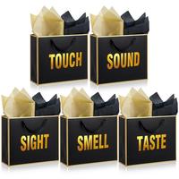 Black&Gold(with 2 Color Tissue),11.8 x 10 x 4 Inch