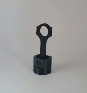 3D printed magnetic piston and connecting rod keychain