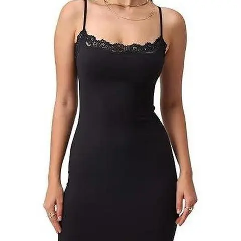Starrylion Sexy Lace Mini Dress Padded Bodycon Spaghetti Strap Party Club Dress