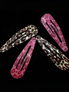 Leopard Pattern Hair Clip, Y2K Style Hair Accessories for Women & Girls, Vintage Hair Clip for Daily Wear, Casual Versatile Hair Accessories for Daily Wear