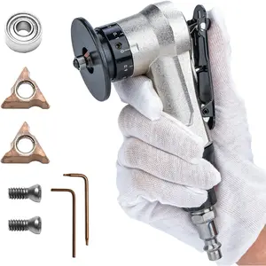 Air Pneumatic Chamfer Tool for Metal, Deburring and Beveling Tool, Mini Handheld Chamfering Machine for Steel  and Inner Holeg