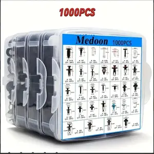 [Automotive Fastener Kit] 1000pcs Snap-On Plastic Expansion Screws - Automotive Fastener Kit for Bumper and Fender Fixation Car Car Accessories