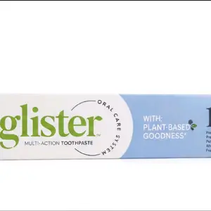 Glister Multi-Action Fluoride Toothpaste, Plant-Based Oral Care System, 200g