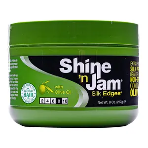 Shine-n-Jam Silk Edges by Ampro for Women - 8 oz Gel
