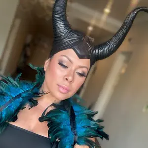 Maleficent Horns hat costume head piece 1 size