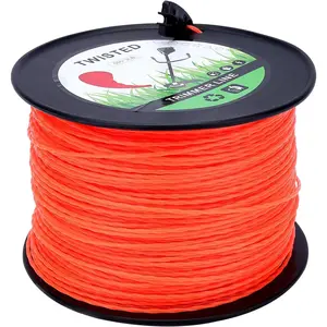 0.095" Round Twist Ego String Trimmer Line 3 lbs 985 Foot Spools Weedeater Line for FS45 SRM225 SRM210 SRM230 Trimmer  Weed Eater with Bonus Line