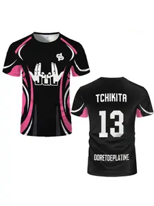 2025 New JUL T-shirts Tchikita 13 Pink Breathable Quick-drying Training DP Football Jerseys Men's and Women's Summer Sports Tops Athletic Techwear