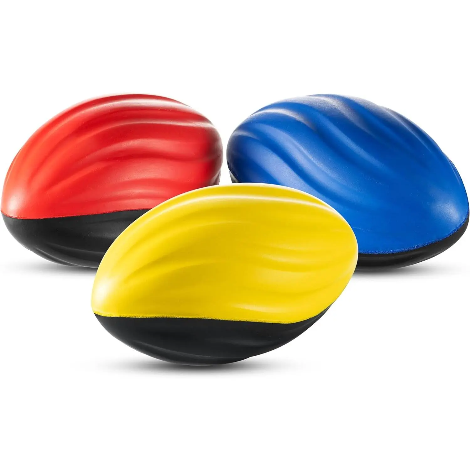 Bedwina 5" Mini Foam Football - Small Toy Footballs for Indoor and Outdoor Play, Spiral Foam Sports Birthday Football Party Favors for Kids