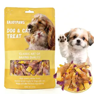 Chicken Wrapped with Sweet Potatoes & Purple Sweet Potatoes Dog Dental Chews Training Rewards for Dogs Classic Art of Baking Quality