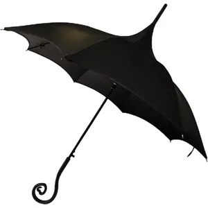 Fully Automatic Open Dark Wing  Umbrella With Choice Of Handle | Victorian-Inspired Pagoda Design |  & UV Protection