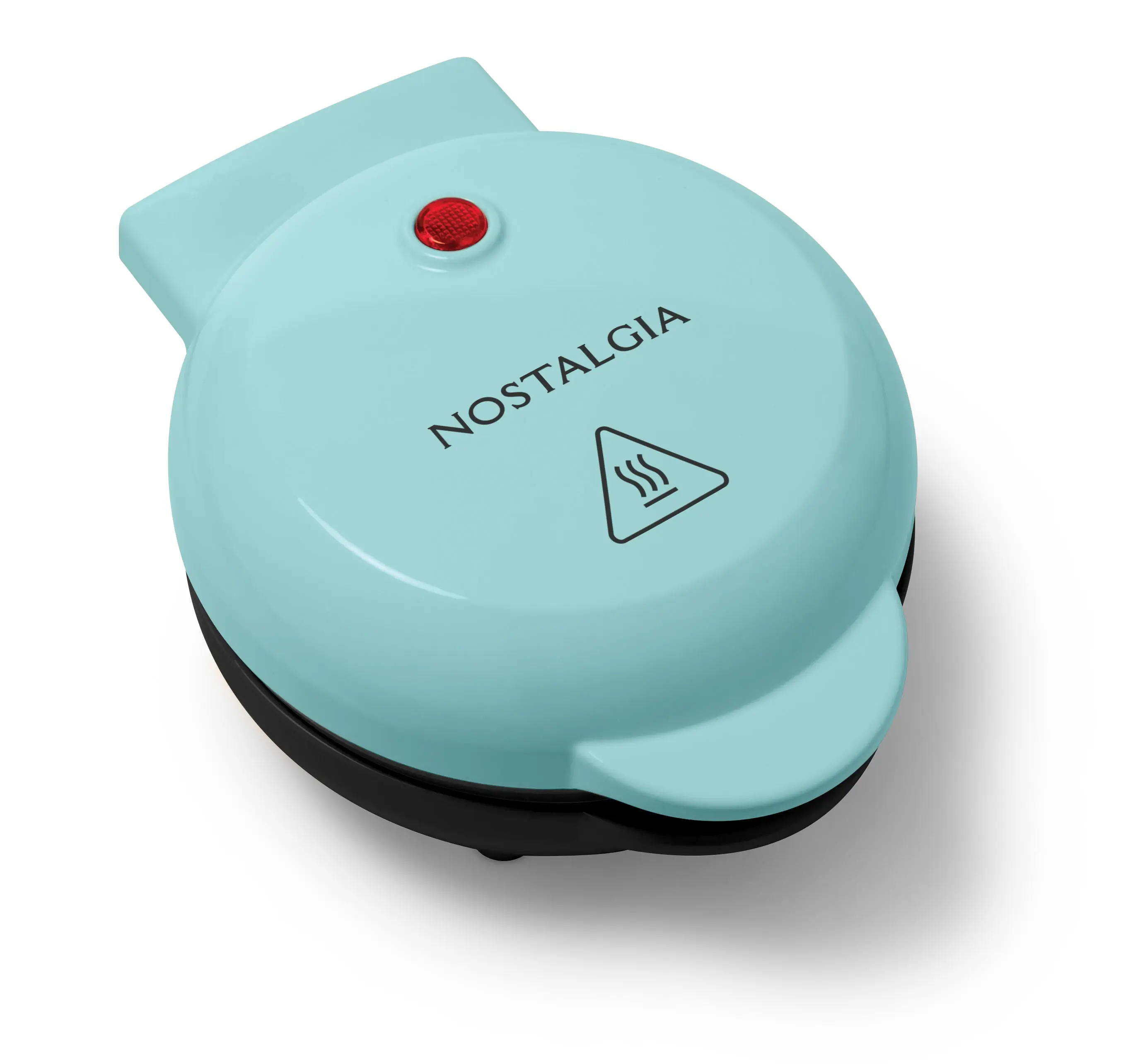 Nostalgia MyMini™ Compact Multi-Cook Personal Electric Waffle Maker - 5" on Each, Office Friendly, Heat & Light Cues, French Toast Ready, On-the-Go Waffles, Great for Birthdays & Holidays