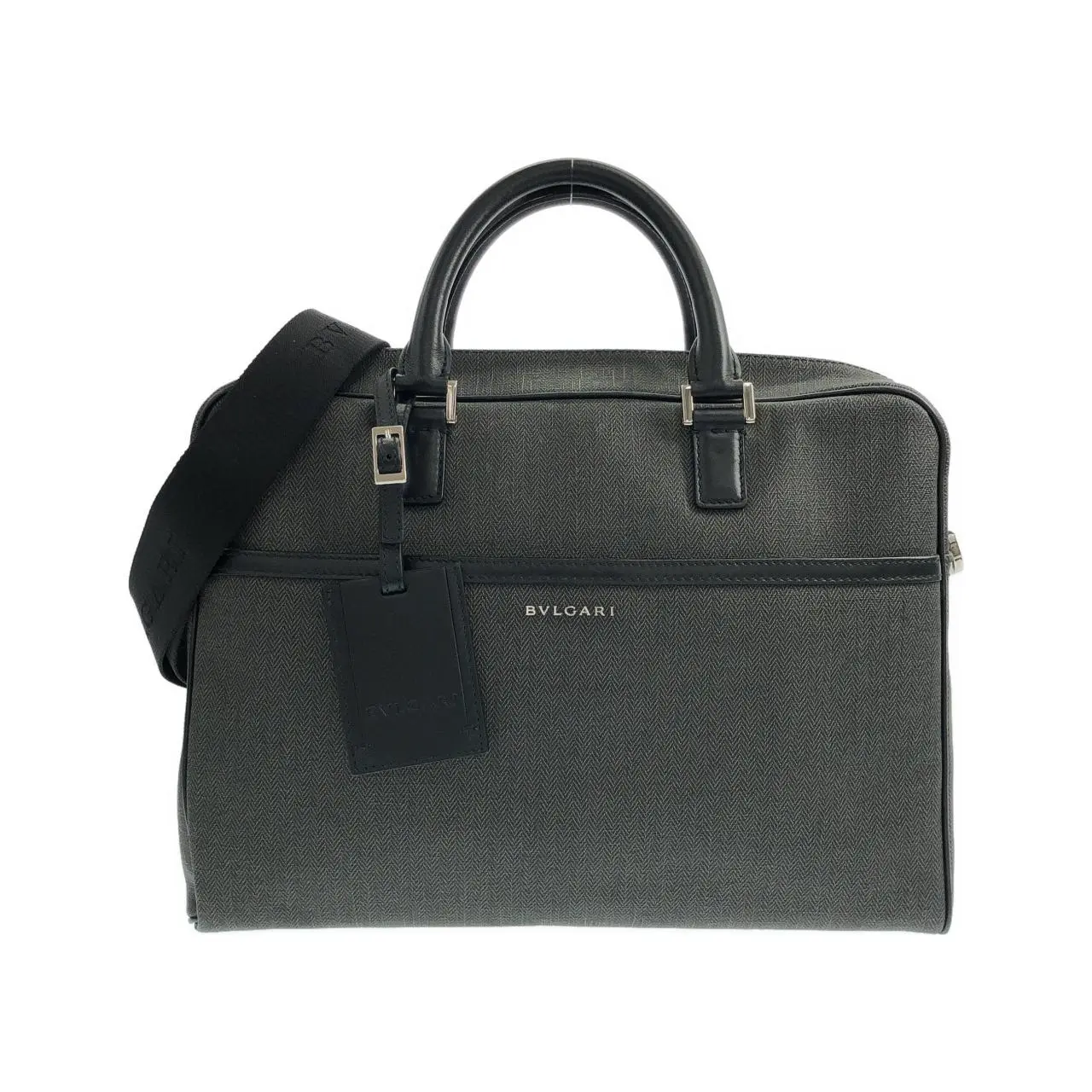 Pre-owned Bvlgari Canvas Tote Bags Bulgari WEEKEND Coated Calf Bag