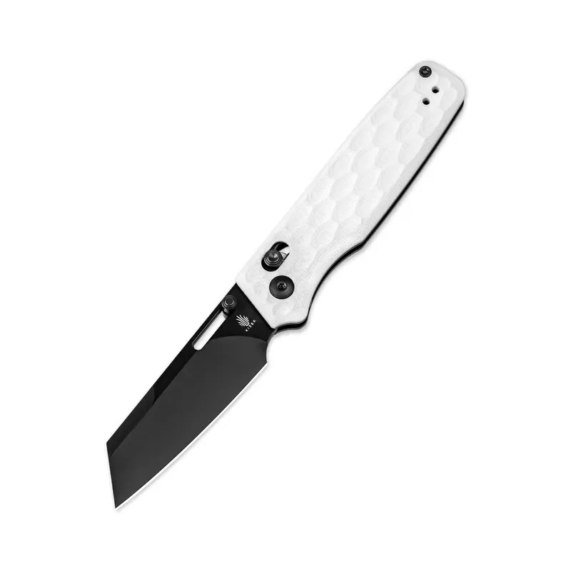 KIZER EDC Task NitroV White G10 -3.04 " Black V3641A1
