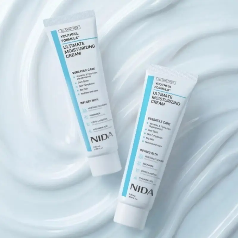 2026 Limited Time！NIDA Youthful Formula Ultimate Moisturizing Cream (100mL) / Collagen, Niacinamide, Centella Asiaticav