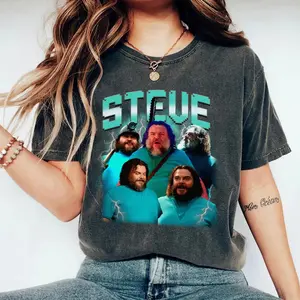 Steve Minecraft Movie Shirt, Funny Block World Tee, Gamer T-Shirt for Kids & Adults, Minecraft Shirt Gift, Custom Video Game Fan