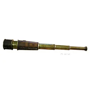 Handheld Telescope with Leather Overlay-15 Inches