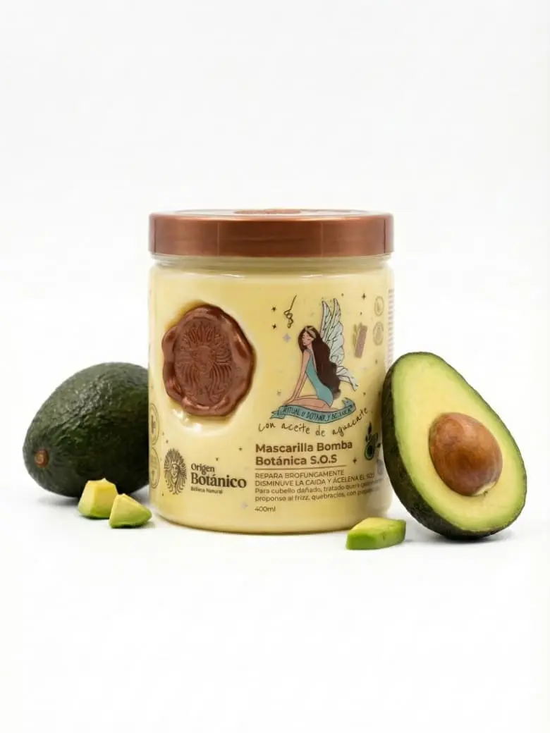 Colombian Botanical Hair Repair Mask 400ml | Deep Conditioning Treatment for Damaged Bleached Hair | Keratin Collagen Argan Oil | Organic Salon Hair Mask | Latina Hair Care